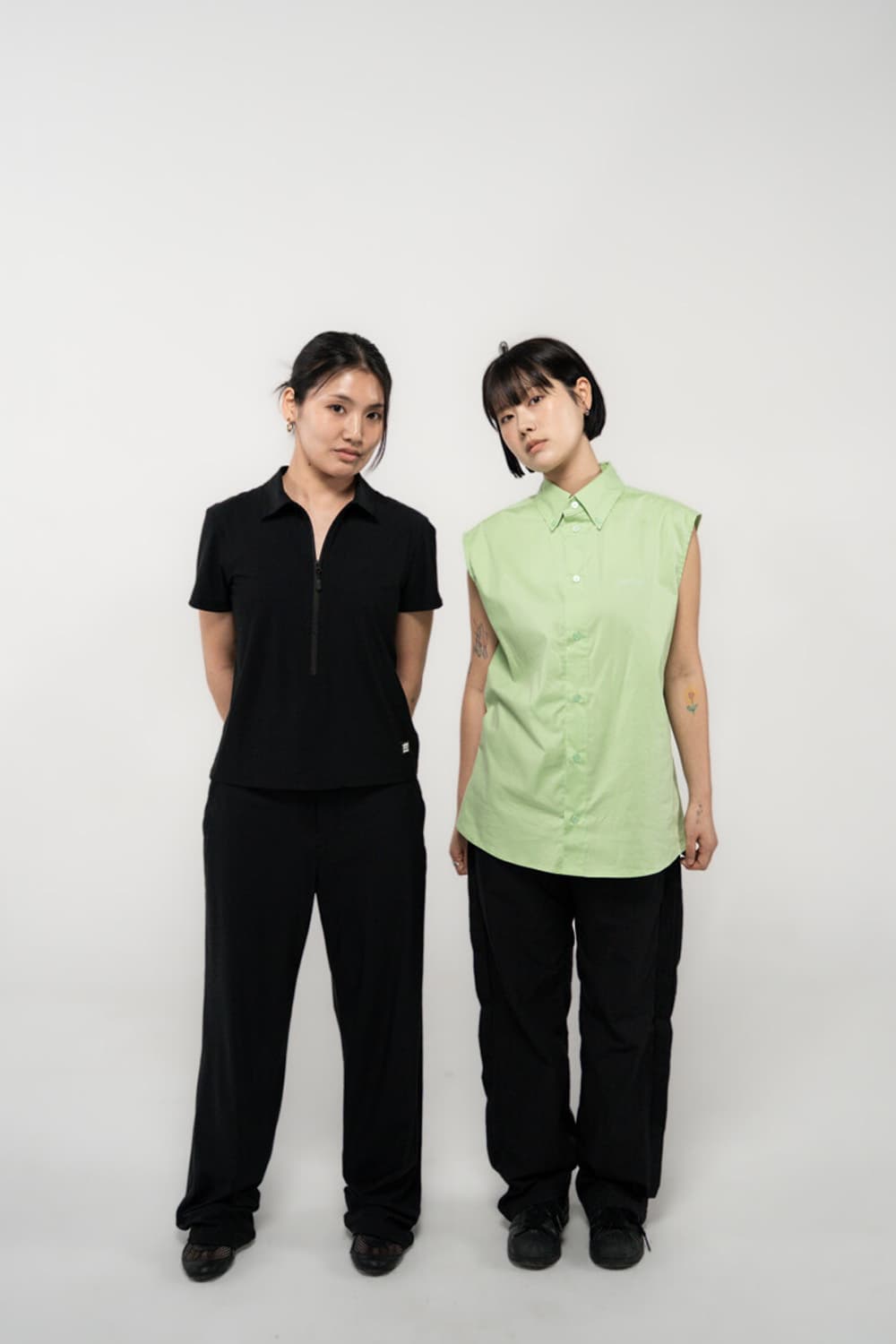 사파리스팟 리크루트 슬리브리스 오버셔츠 라이트 그린 상품이미지3