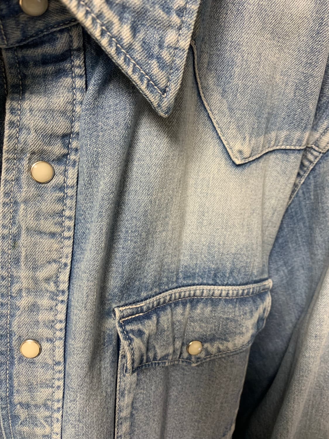 (Size 2) Visvim 소셜스컬프쳐 셔츠 DMGD 상품이미지4