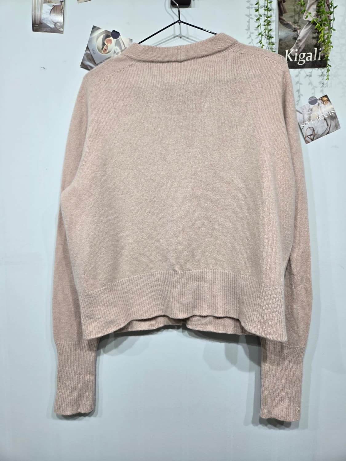 마가렛 호웰 핑크색 브이넥 가디건 상품이미지4