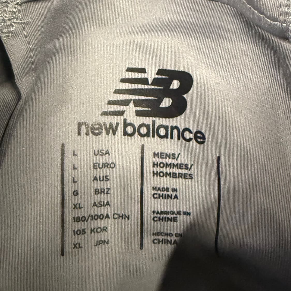 [정품/XL] 뉴발란스 집업 자켓 그레이 b17 상품이미지5