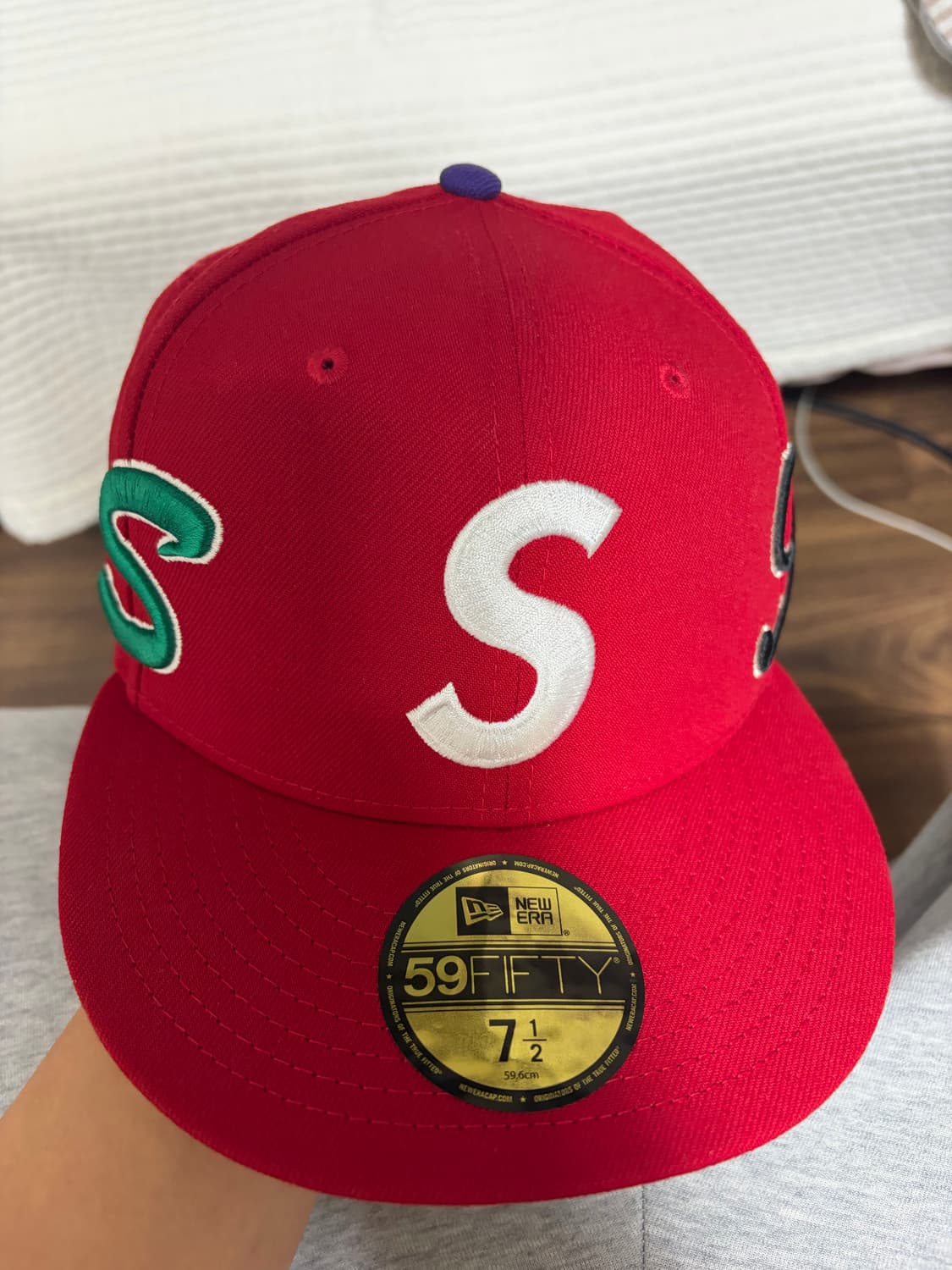 슈프림 멀티 S 로고 뉴에라 레드 - 25SS 상품이미지1