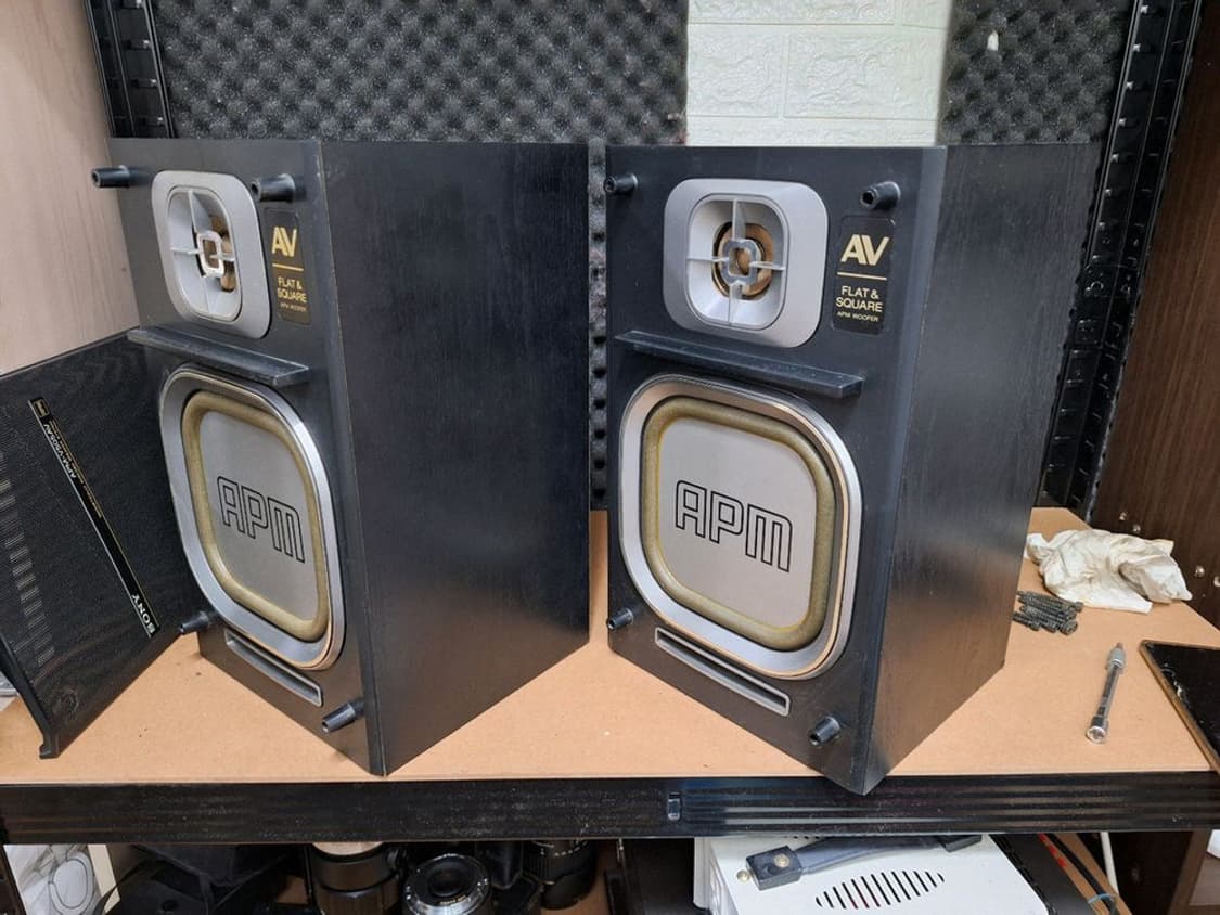 소니 APM-V505AV 평면형 빈티지 스피커 1조 레트로 오디오 앤틱  상품이미지5