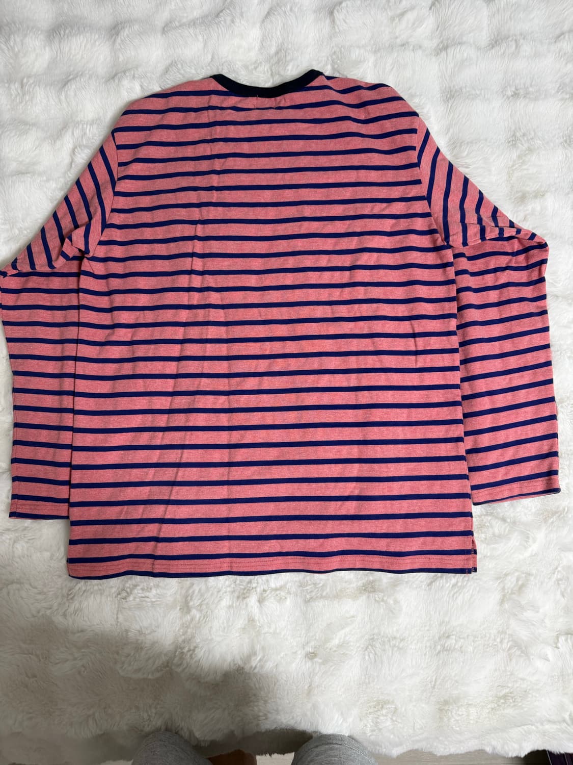 [M] VDR 롱슬리브 핑크 네이비 스트라이프 상품이미지4