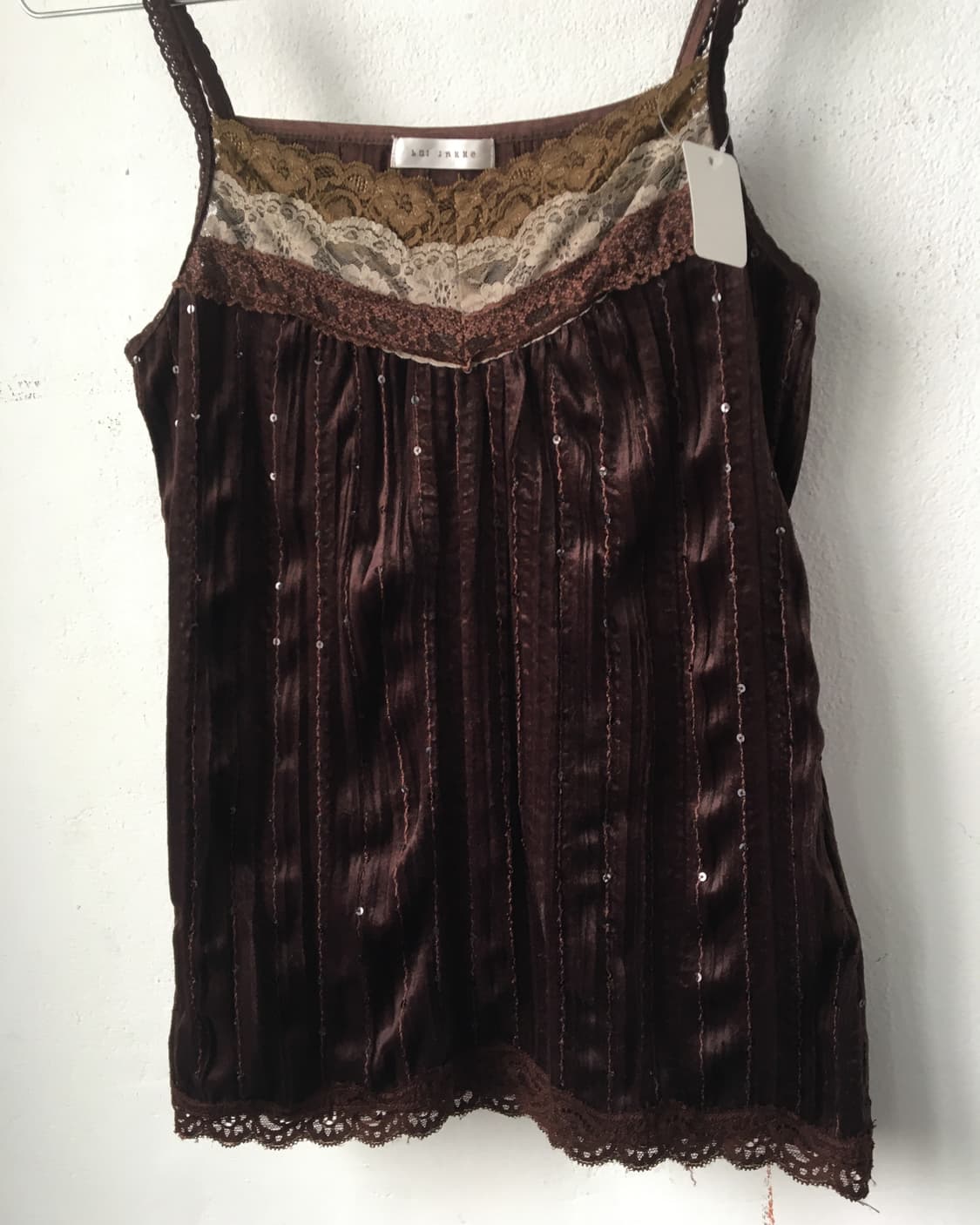 Lace point velvet sleeveless 상품이미지1