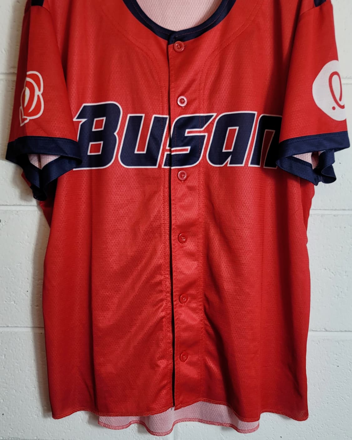 [105.XL] 롯데자이언츠 부산 동백유니폼(응원용의류) 판매 상품이미지4