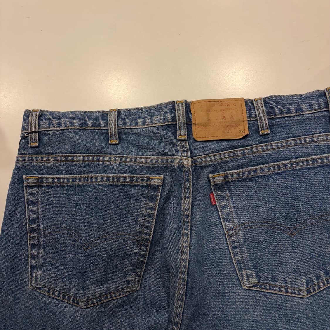 [40x32] 90s 리바이스 505 레귤러 캐나다 데님 팬츠 D10 상품이미지3