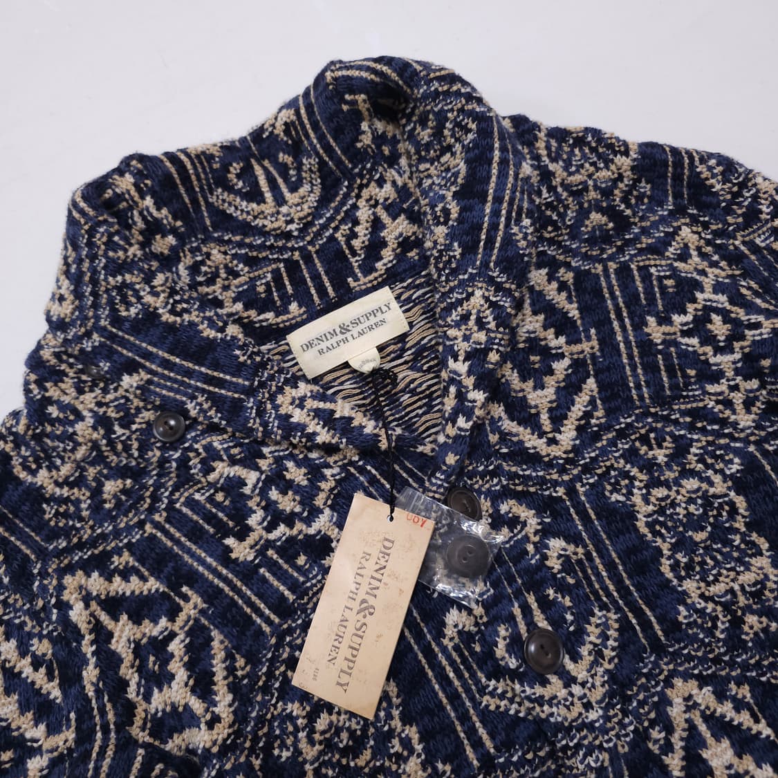 데님 서플라이 숄 가디건 상품이미지2