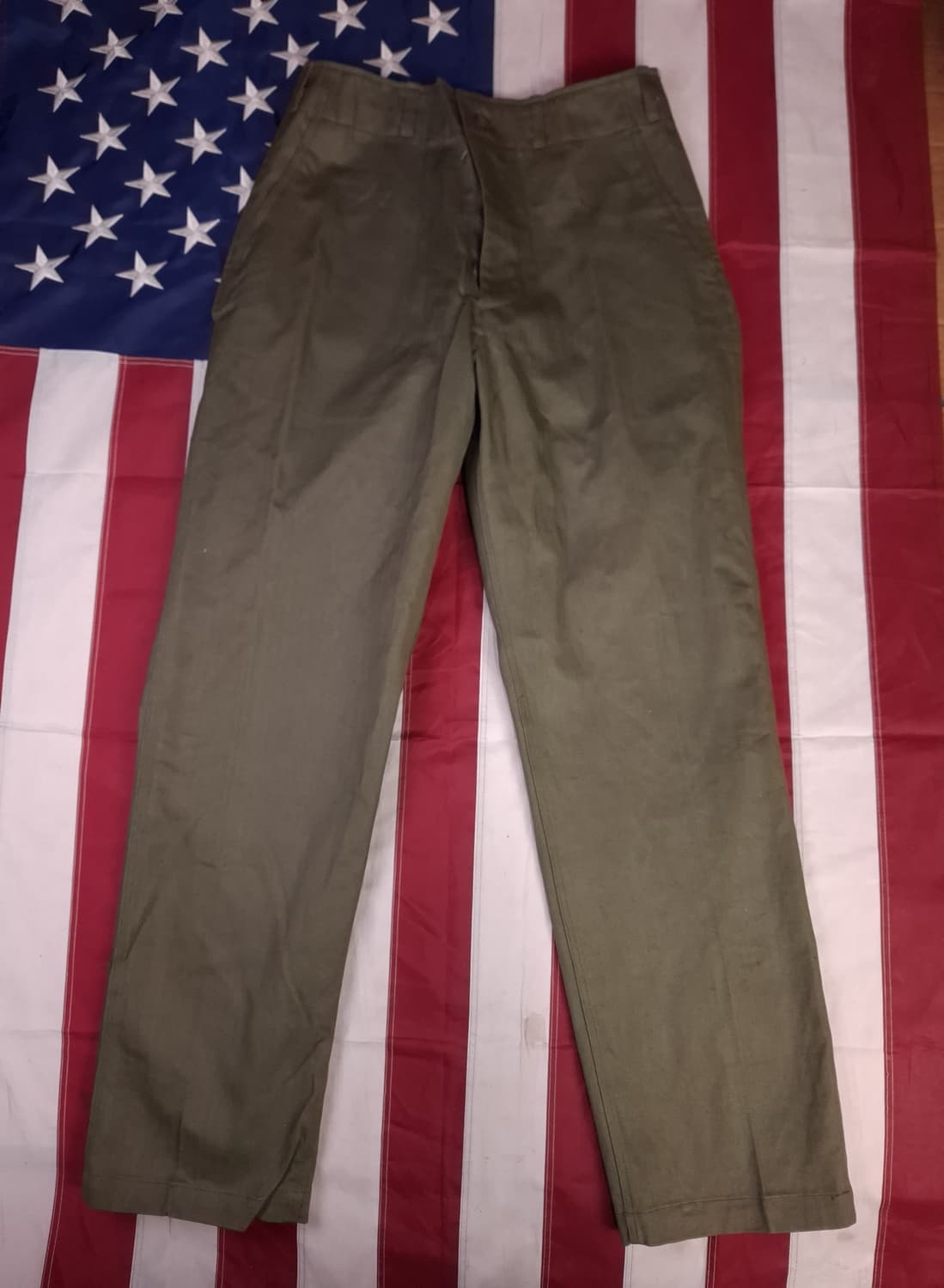 새제품 70's 국군용 HBT 전투복 바지 상품이미지1