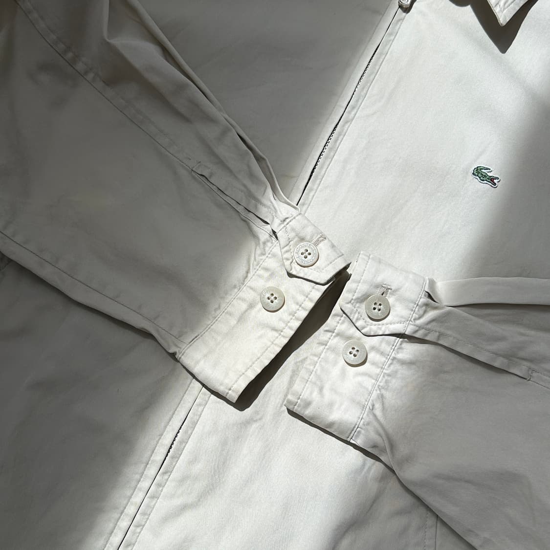 라코스테 올드스쿨 베이지 블루종 자켓 상품이미지4