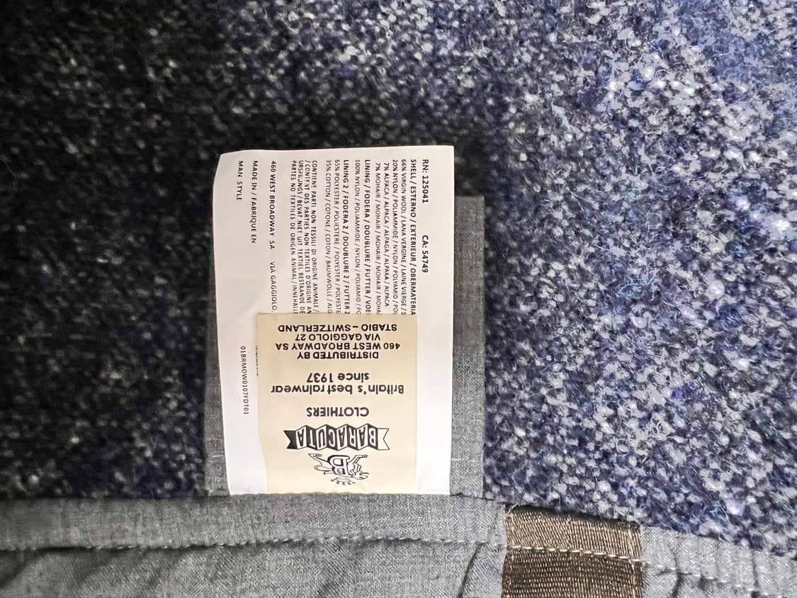 Baracuta Donegal Curly Tweed Jacket 42 상품이미지5