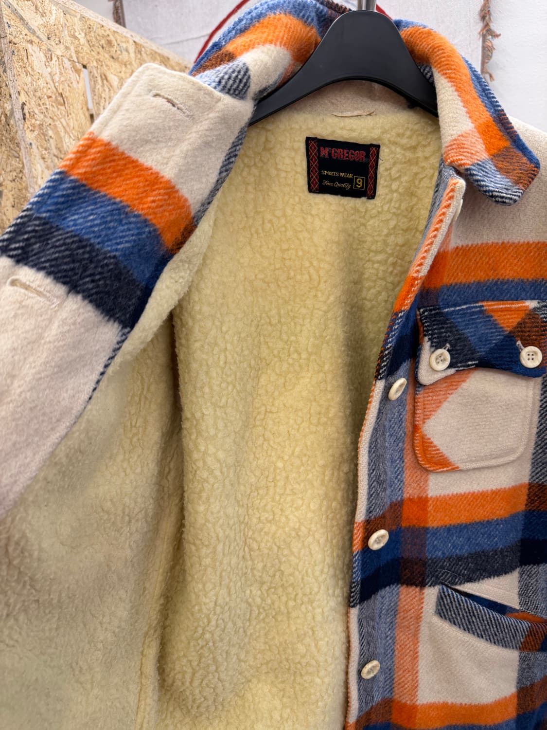 맥그리거 울 체크 셔츠 자켓 상품이미지3