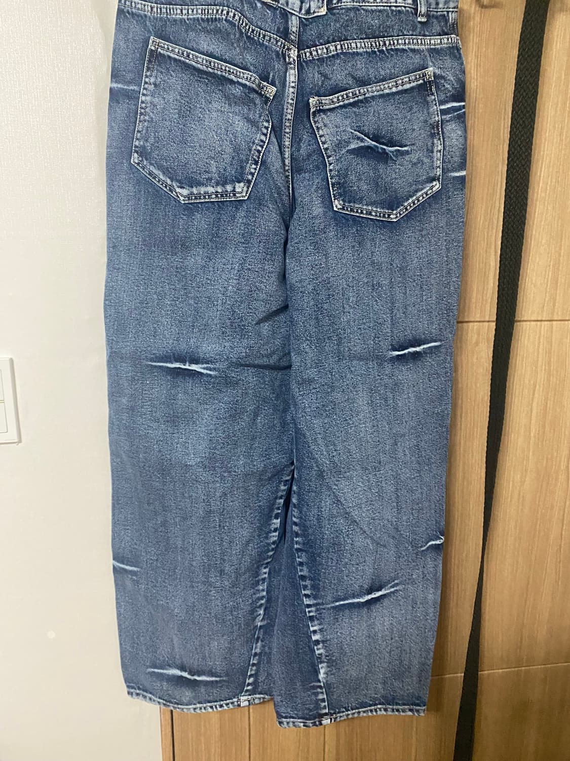 매종미네드 핀치 와이드 데님 팬츠 상품이미지2