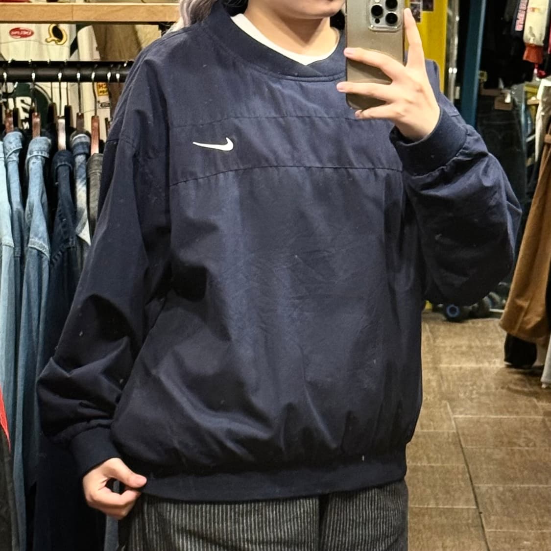 [HI] 나이키 올드스쿨 웜업 네이비  상품이미지3