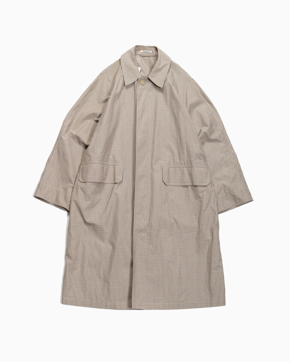 오라리 체크 코트 상품이미지1