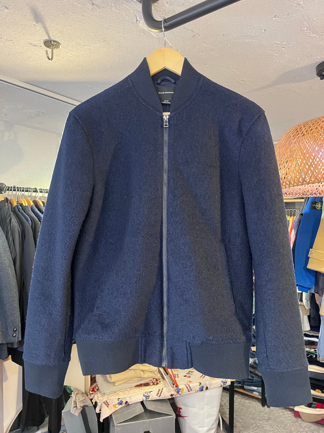 클럽 모나코 울 블루종 자켓 상품이미지1