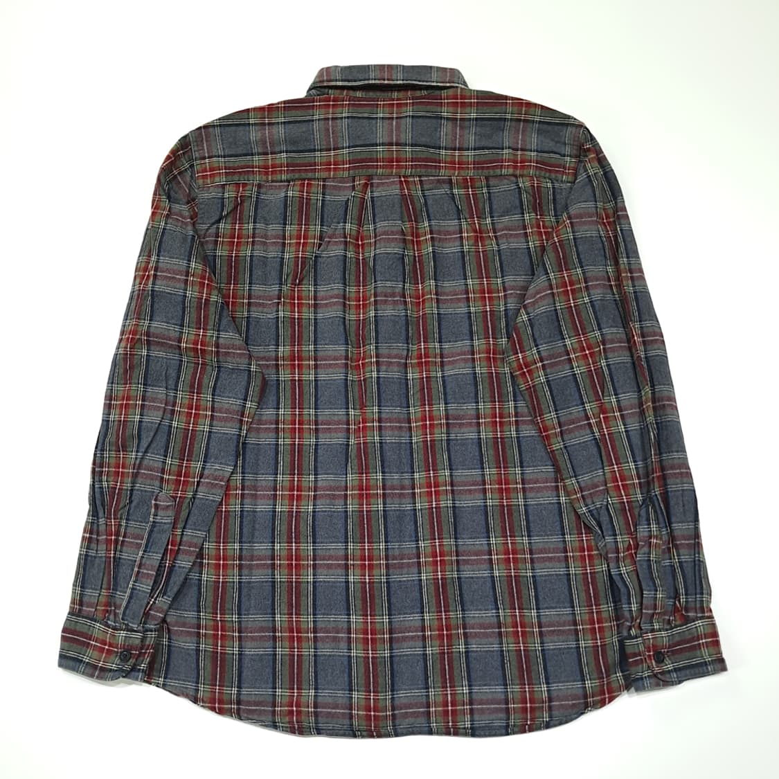 CL103 M 엘엘빈 코튼 플란넬 타탄 체크 버튼다운 셔츠 상품이미지6