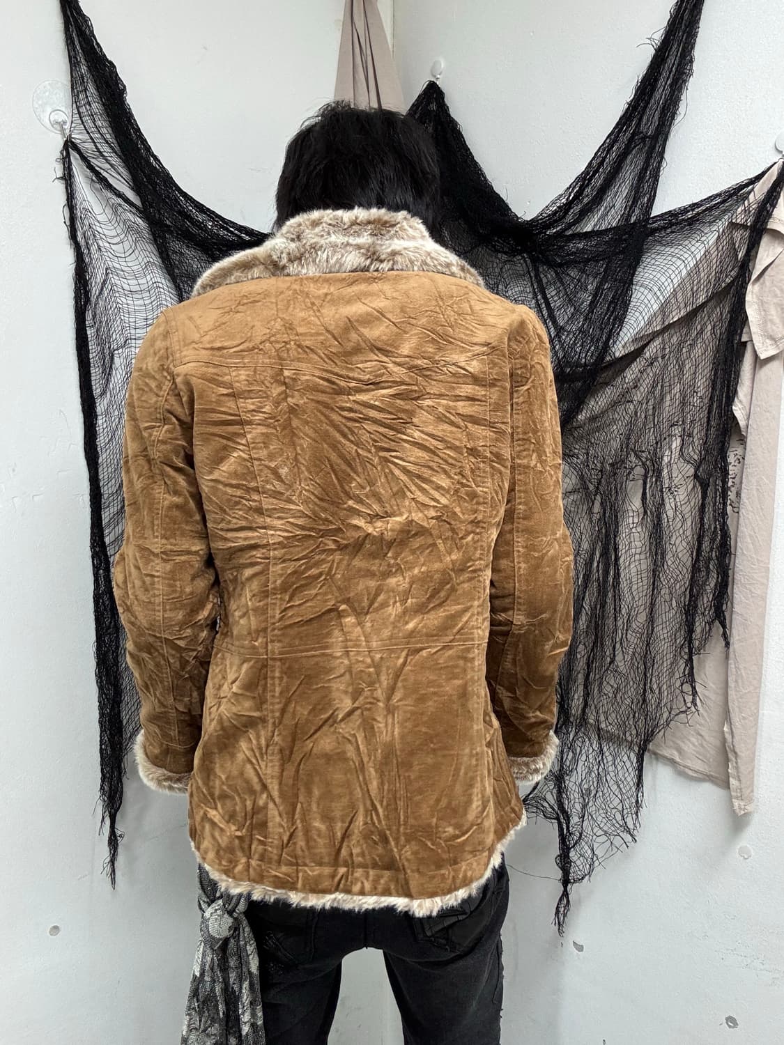 [VKEI] Fur Trimming Brown Jacket 상품이미지10