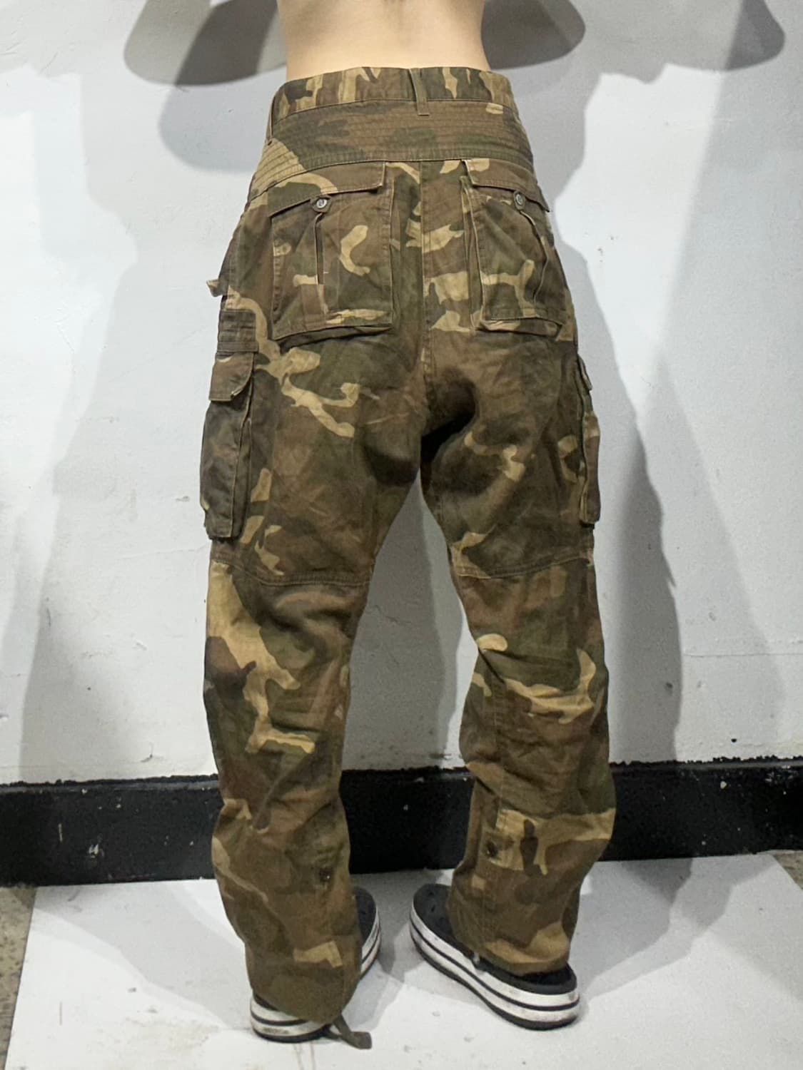 빈티지 ppfm 베이지 카모 카고 팬츠  상품이미지3