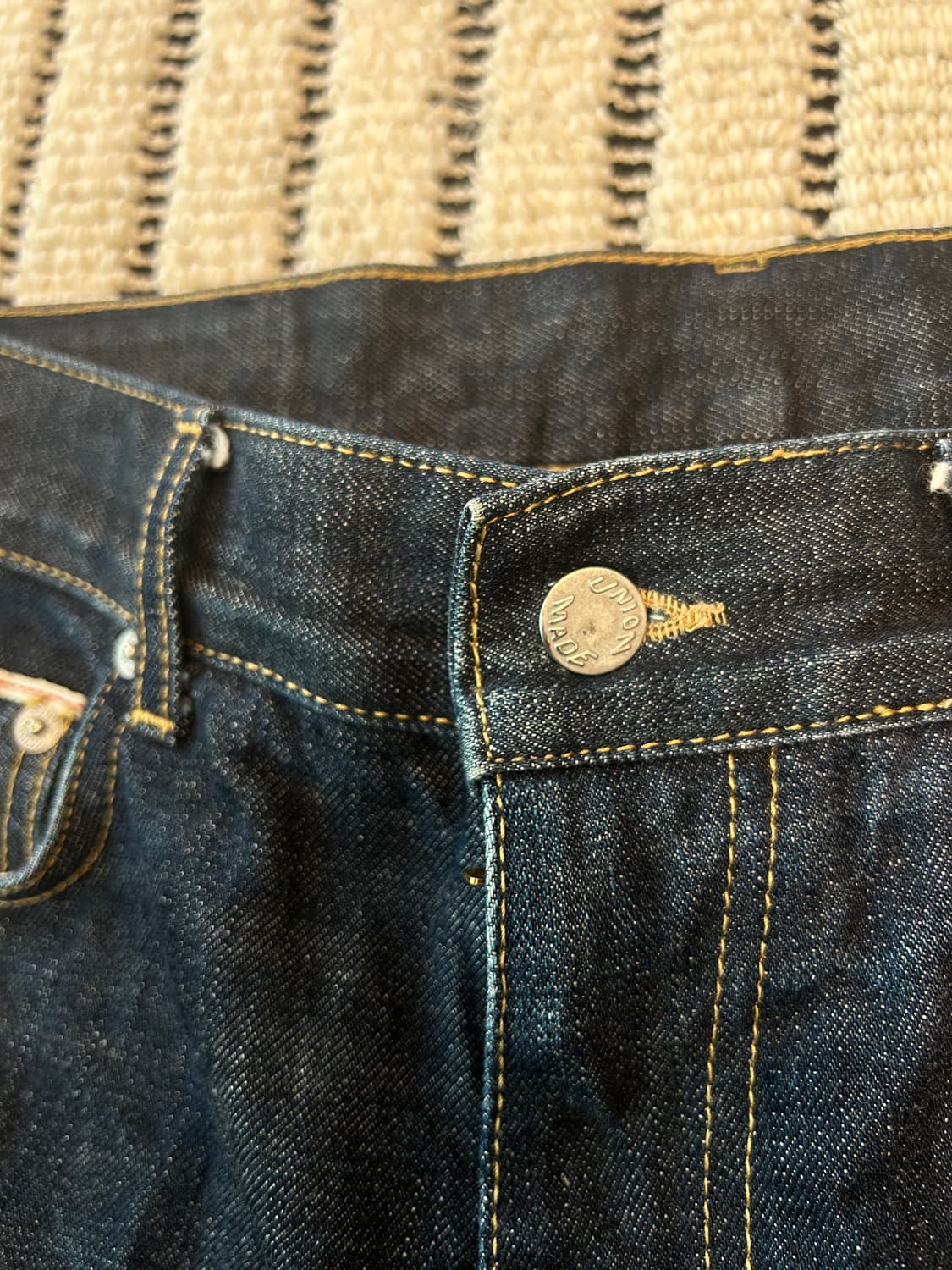 유니폼 브릿지 생지 데님 상품이미지3