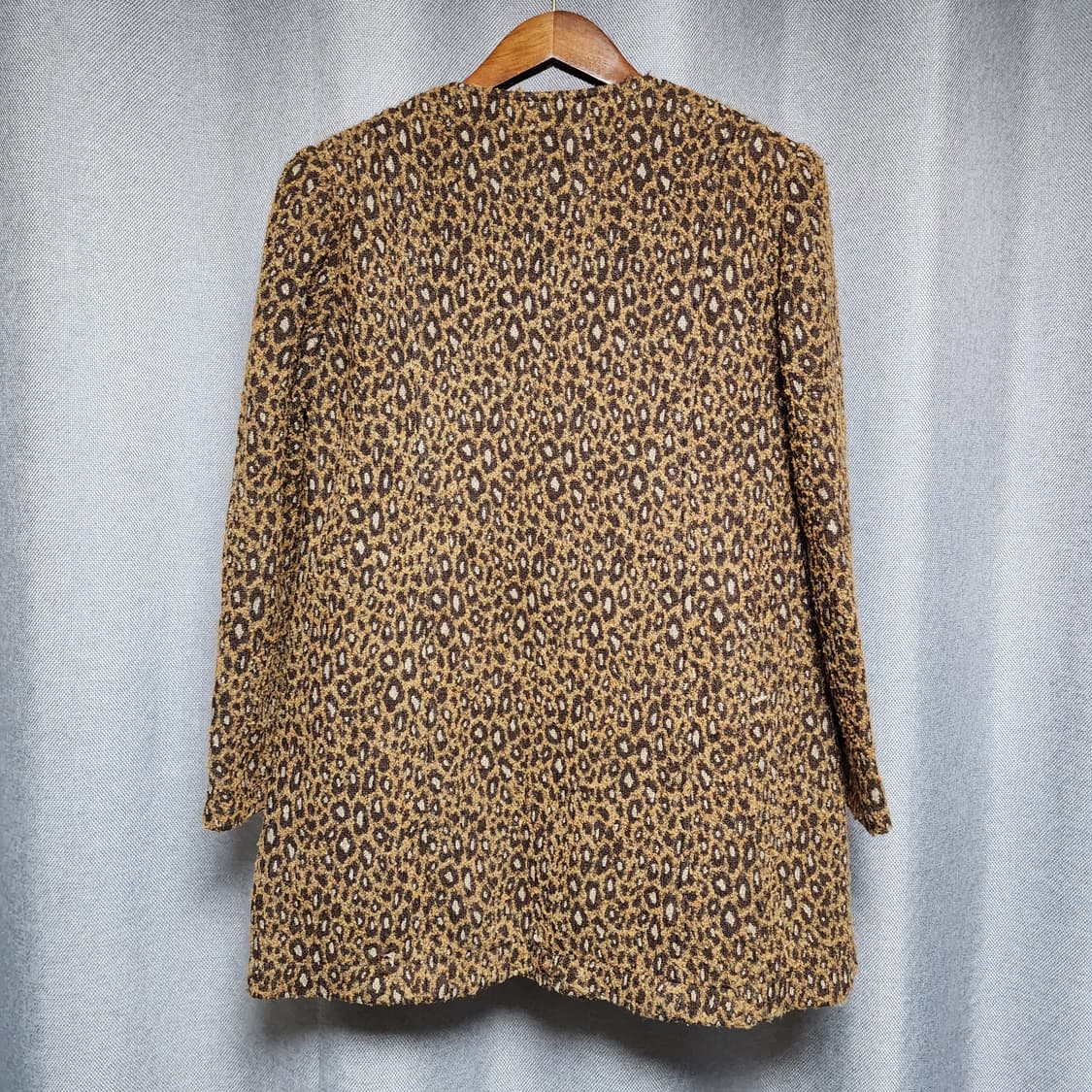 프레타 쿠튀르 호소노 히사시 요지야마모토 디자이너 레오파드 하프 자켓 상품이미지3