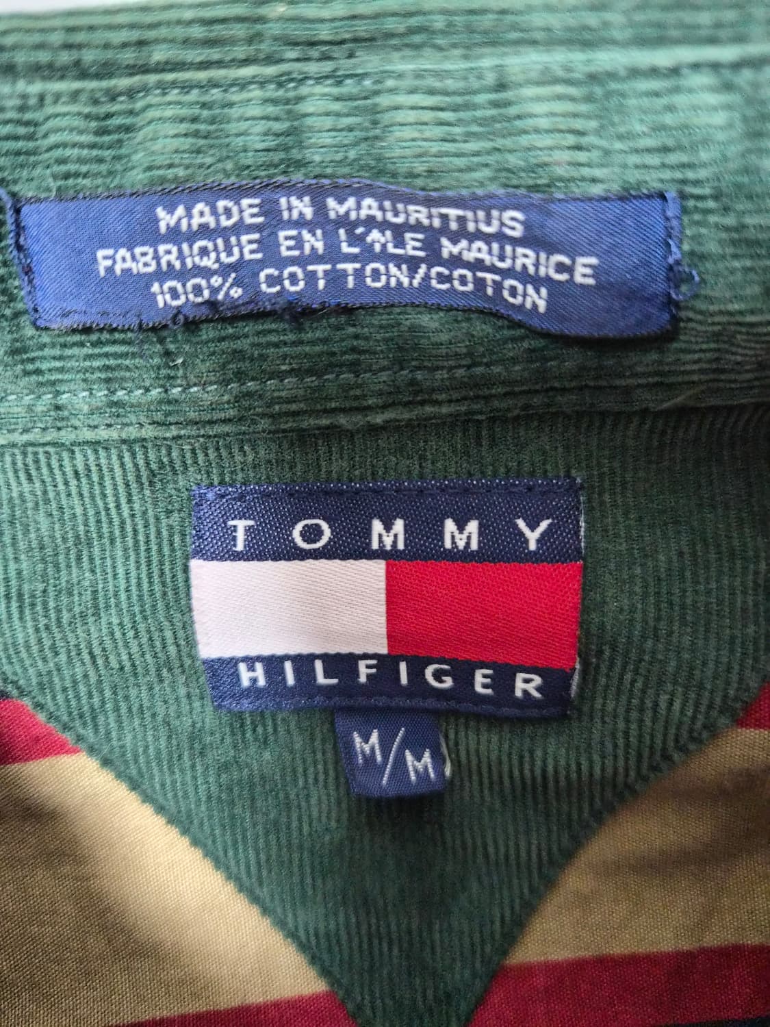 타미Tommy 올드스쿨 스트라이 셔츠 M사이즈 - S291 상품이미지4