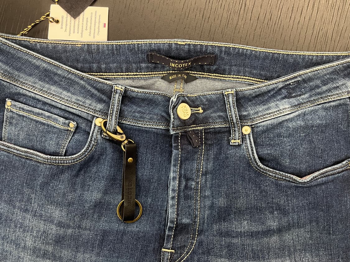 인코텍스 블루디비전 데님 진 33 미드블루 (새상품) 상품이미지4