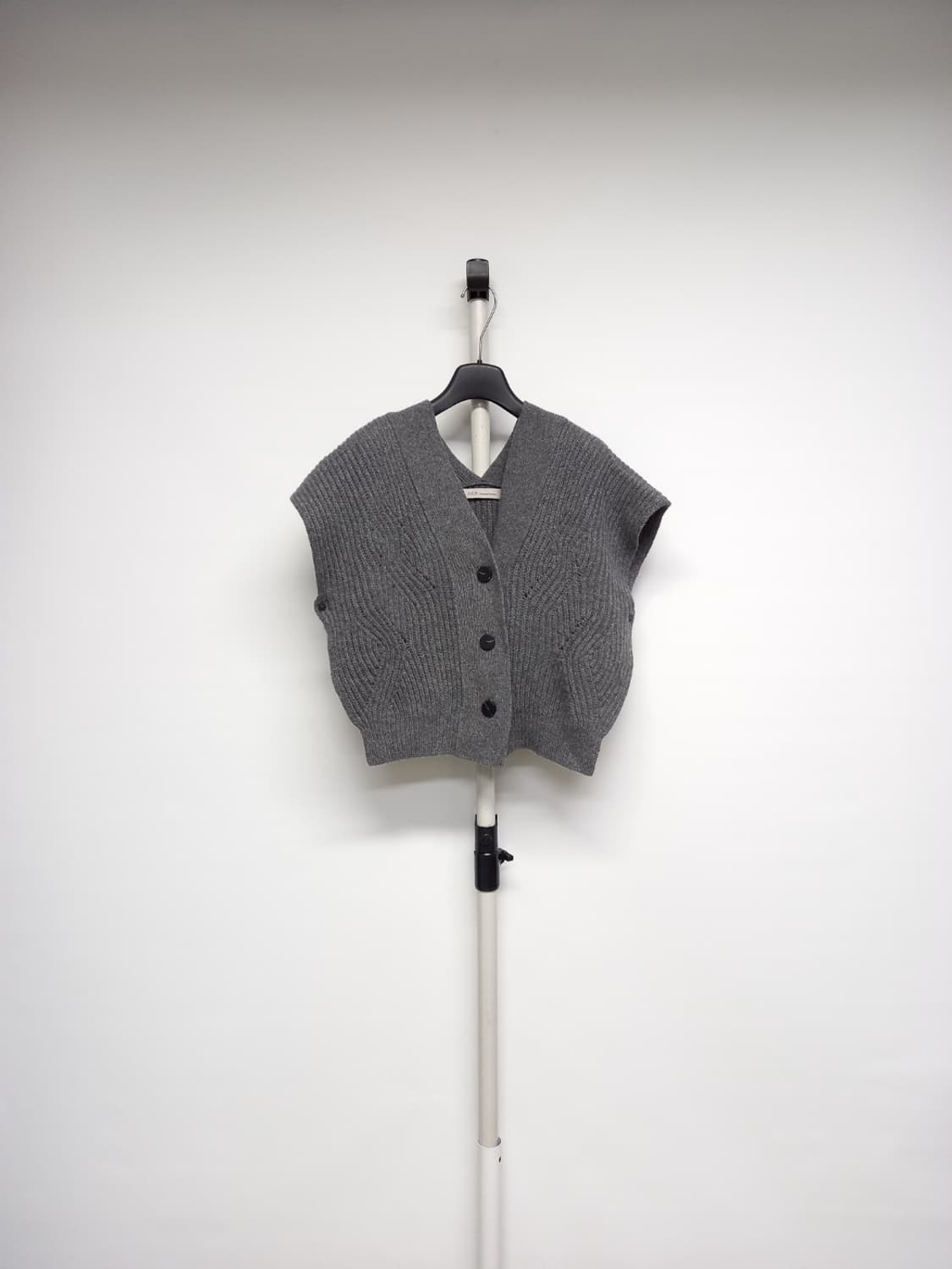 새 모에 MOE 춘추동 캐시미어블랜 숏 베스트 F 44-77 상품이미지1