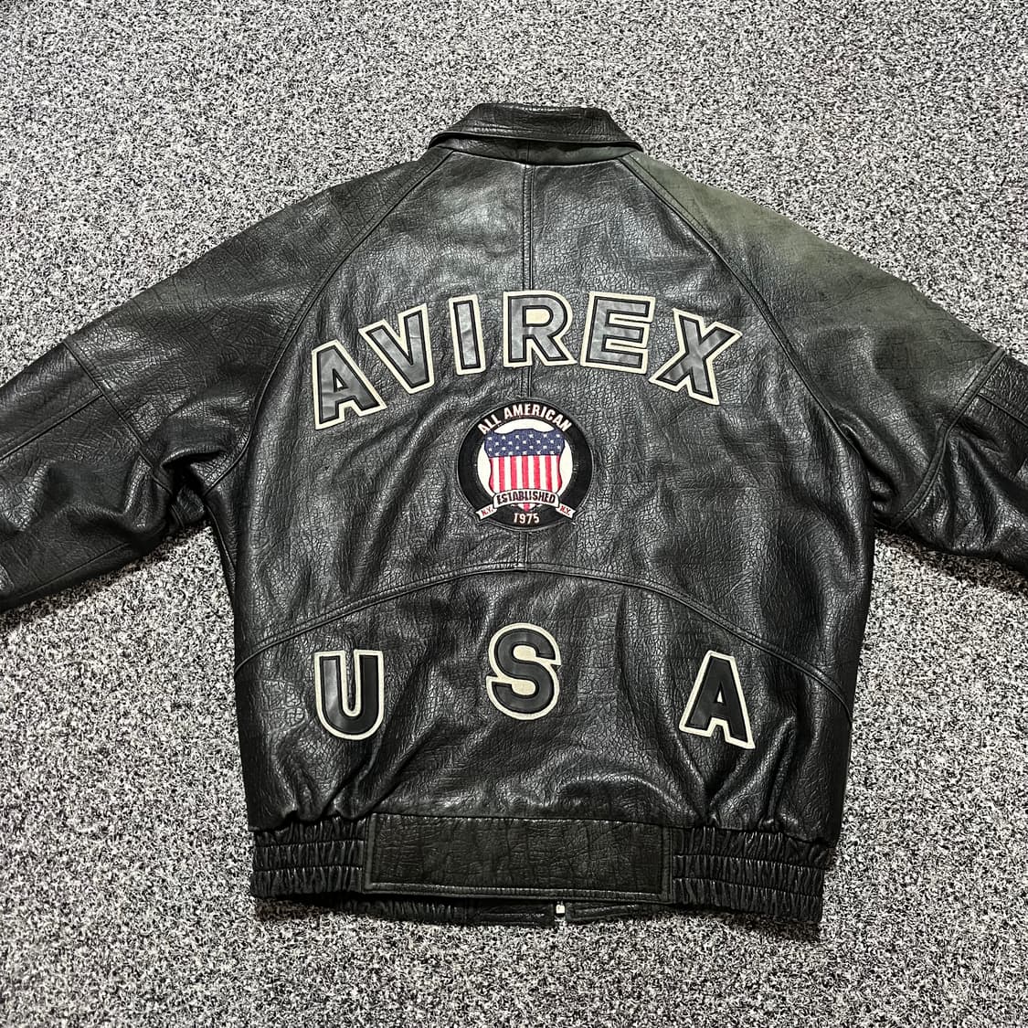 아비렉스 레더 자켓 상품이미지2