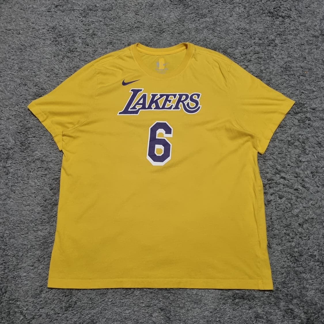 나이키 la레이커스 르브론 6번 반팔 티셔츠 xxl 115 nba 빈티지 상품이미지3