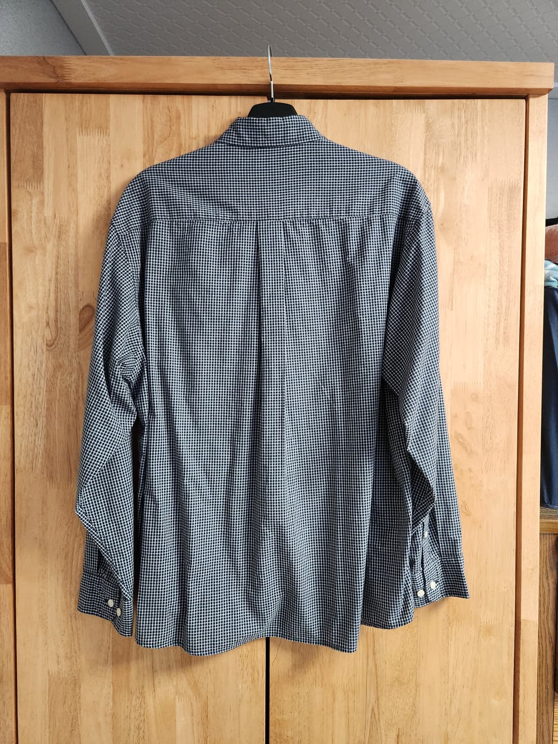 애습 잔잔한 체크 패턴의 올데이 컴피 셔츠 L 상품이미지2