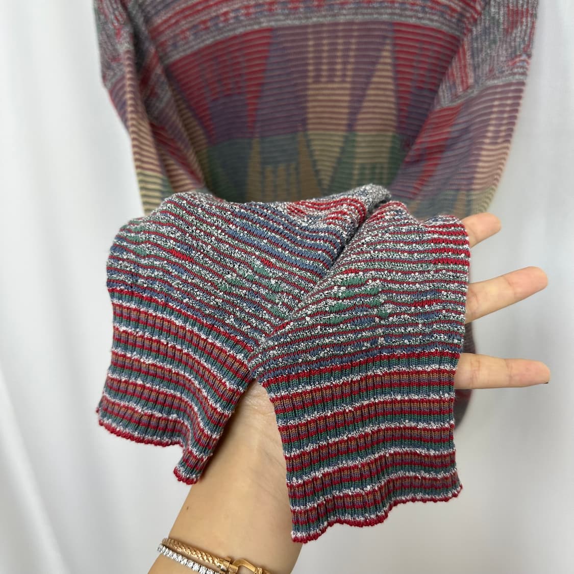   미쏘니 남자 루즈핏 니트티 빅사이즈 (실측118)  상품이미지5