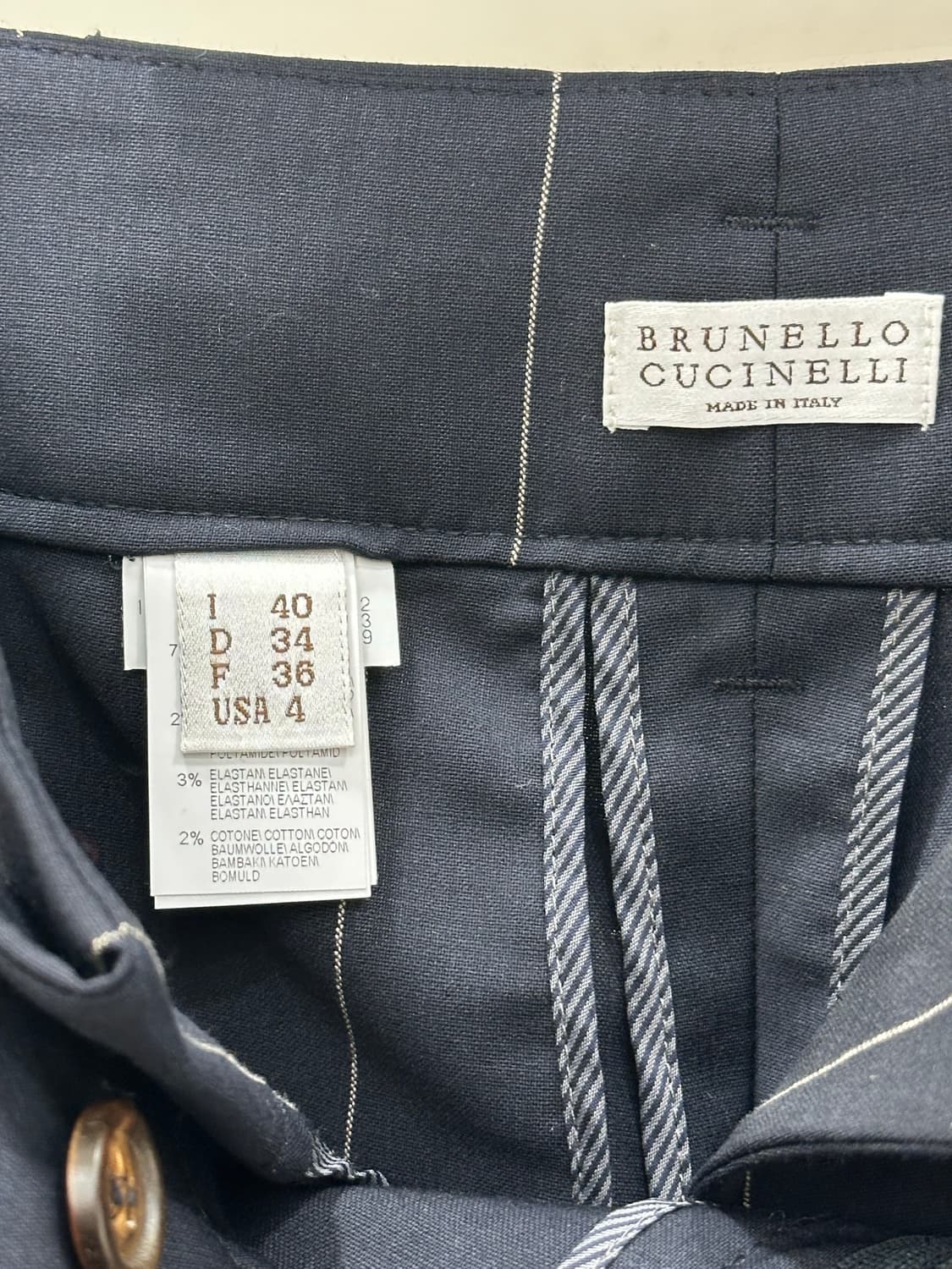 브루넬로 쿠치넬리 버진울  여성 팬츠 상품이미지8