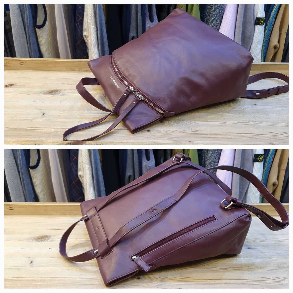 만다리나덕 레더 멀티백팩 상품이미지4