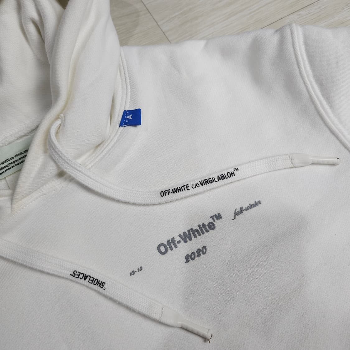 오프화이트 2020FW 후드티 XL 상품이미지4