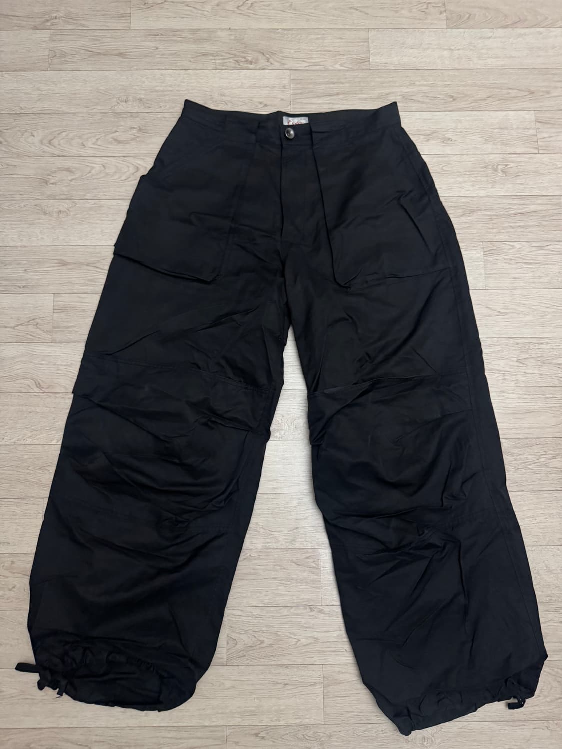 ETCE 맥시 포켓 팬츠 블랙 상품이미지5