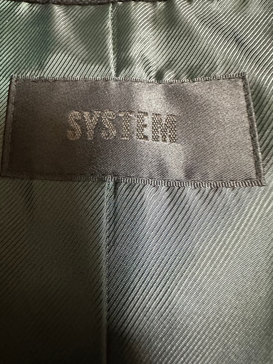 한섬시스템 캐시미어울블랙 더블 버튼 자켓 상품이미지8