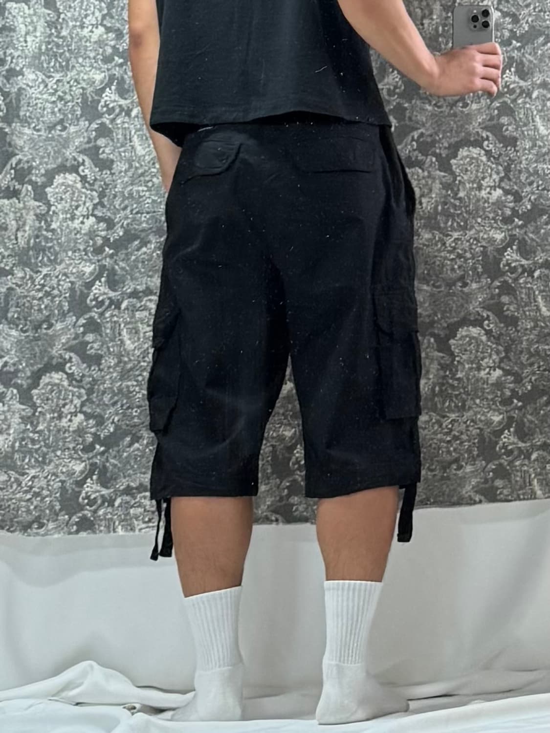 ecko 에코 언리미티드 유틸리티 포켓 카모 와이드 숏팬츠 상품이미지2