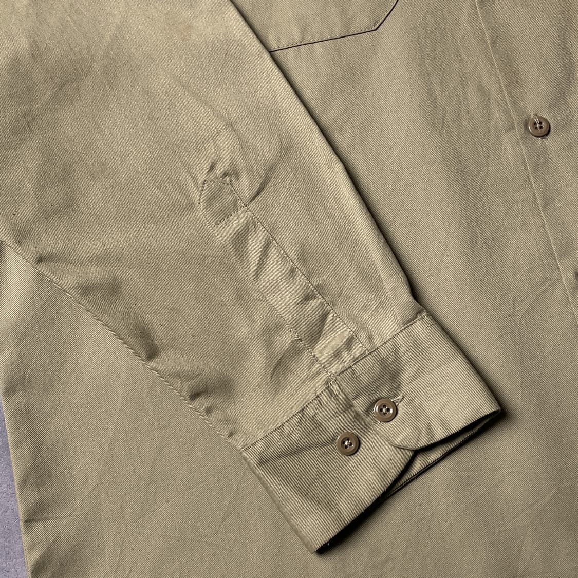 DICKIES 디키즈 빈티지 베이지 플랩포켓 워크 셔츠 A00999 상품이미지6