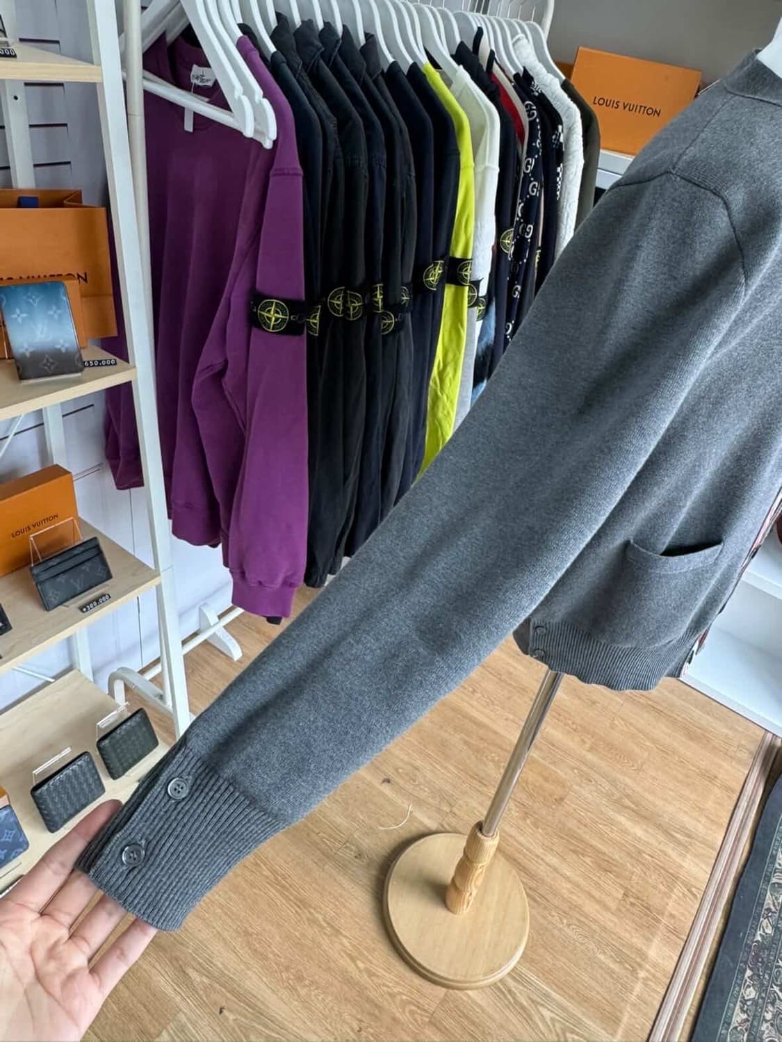 톰브라운 밀라노스티치 가디건 상품이미지3