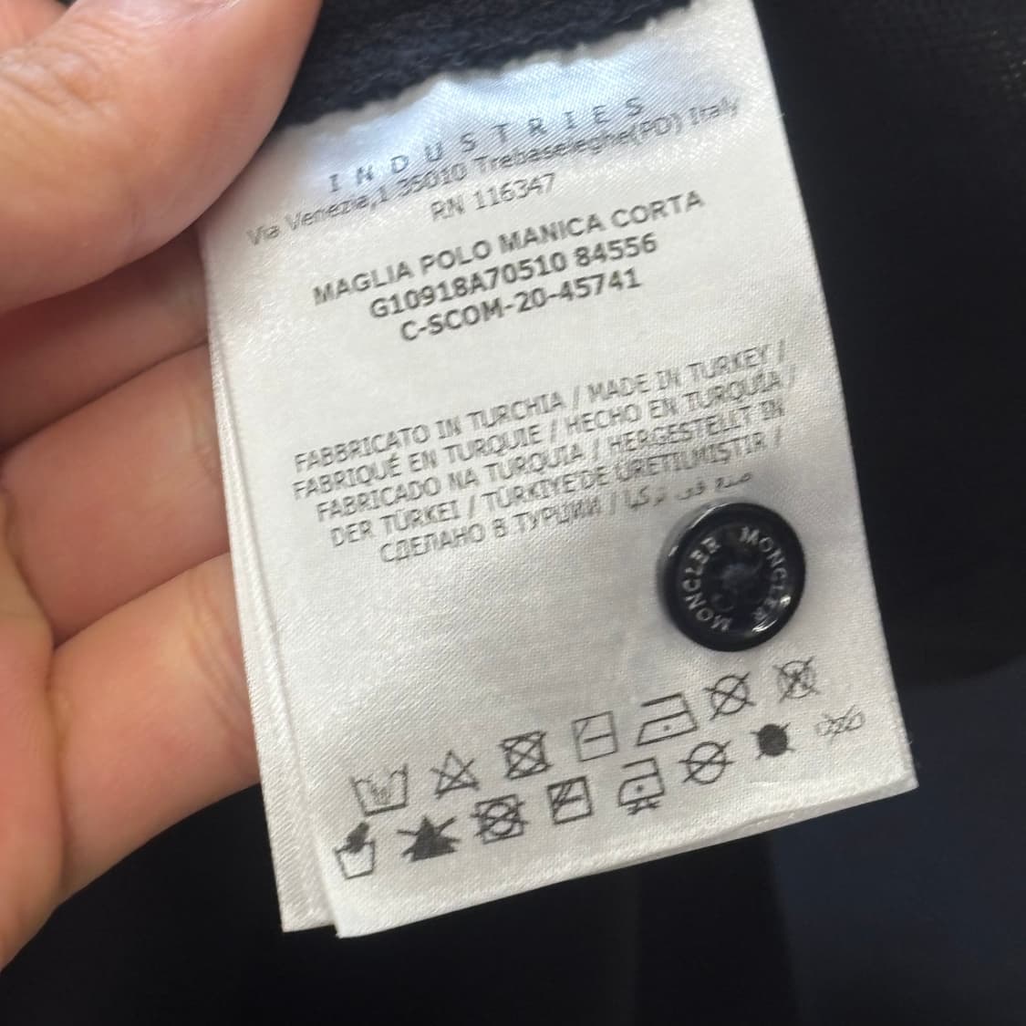 🫶🏻 몽클레어 Navy 카라 반팔티 🫶🏻 상품이미지5