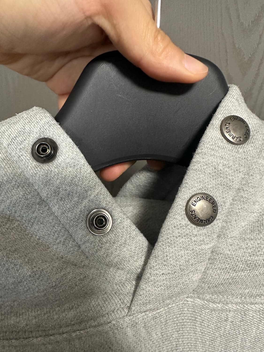 엔지니어드 가먼츠 플레인 라글란 후드 L 상품이미지3