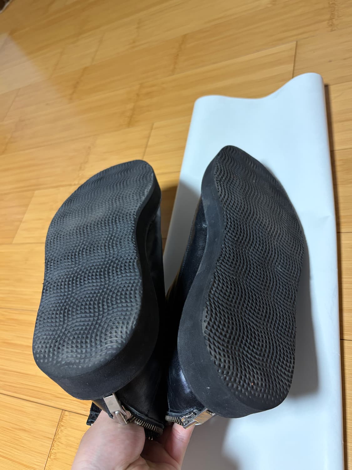 손신발 백지퍼 부츠 270 상품이미지6