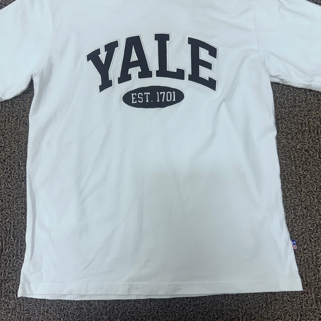 YALE 예일 반팔티셔츠 화이트 S  상품이미지3