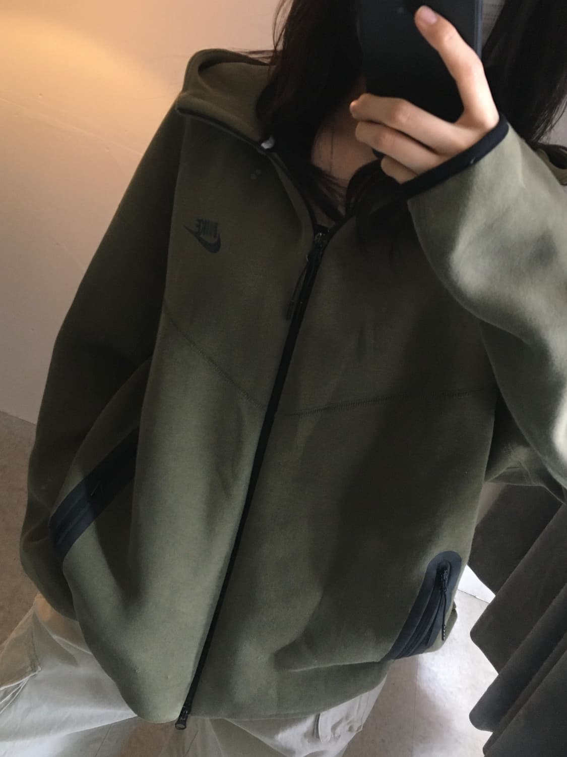 나이키 퓨추라로고 기능성 후드집업 상품이미지2