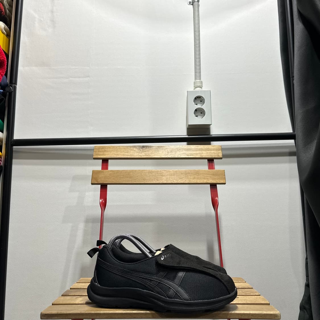 230) 아식스 운동화 여성 여자 신발 라이프 워크 블랙 상품이미지1