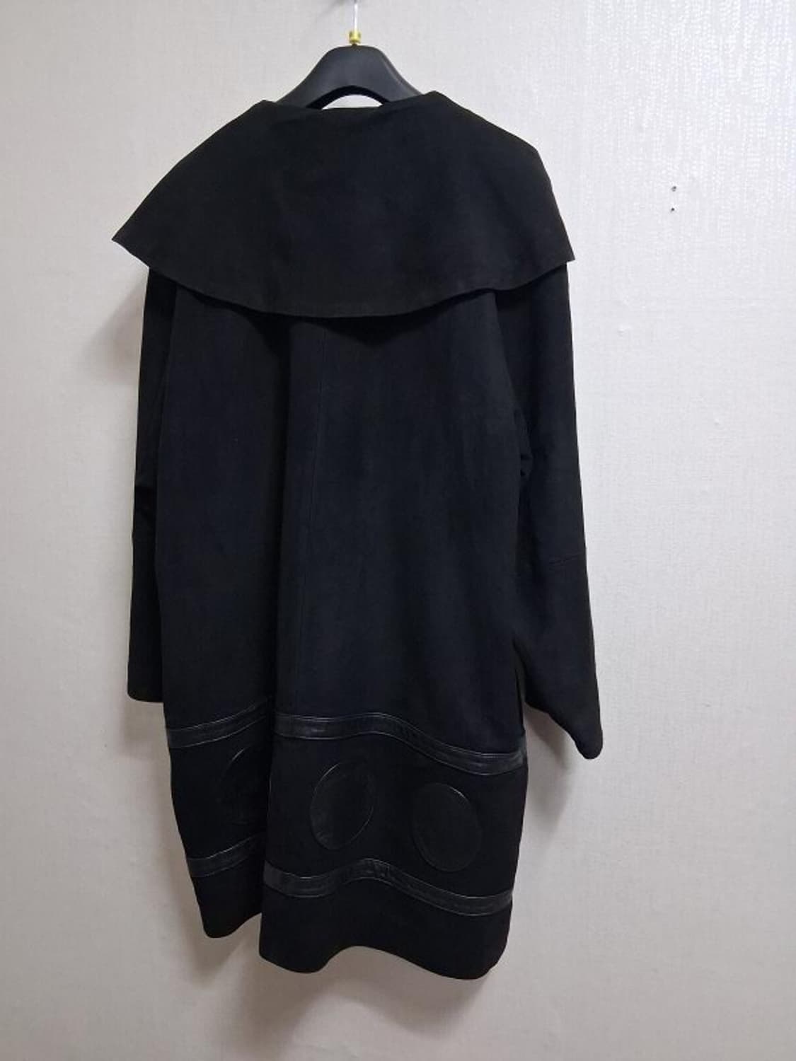 TENOROC 양가죽가죽코트 케이프큰카라 양가죽스웨이드 코트 77 42  상품이미지2