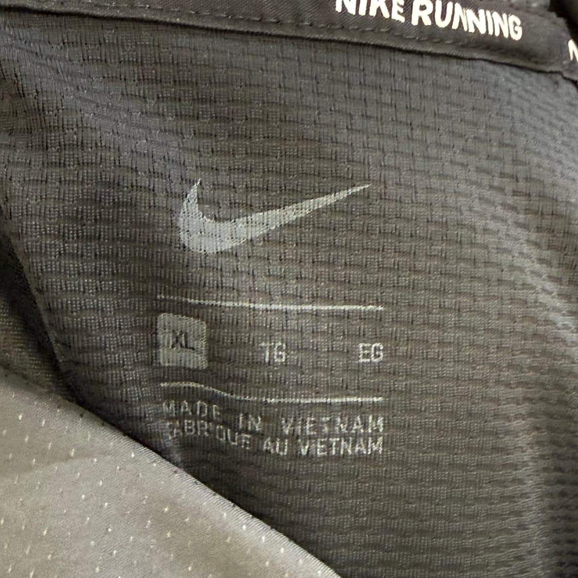 XL 나이키 러닝 챠콜 후드 바람막이 상품이미지4