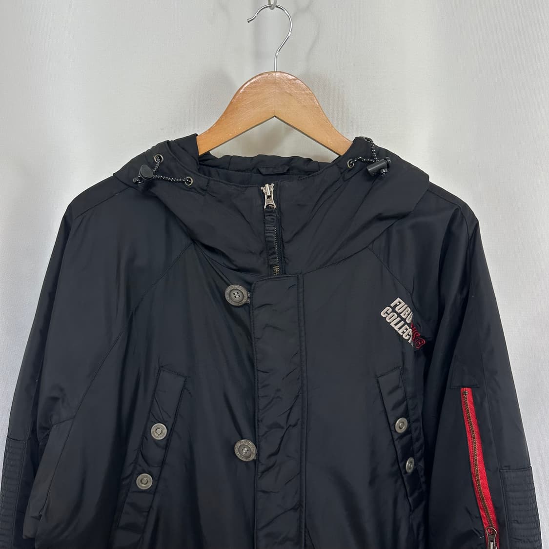  푸부 남자 후드점퍼 패딩 검정 빅사이즈 XL  EO 해 상품이미지2