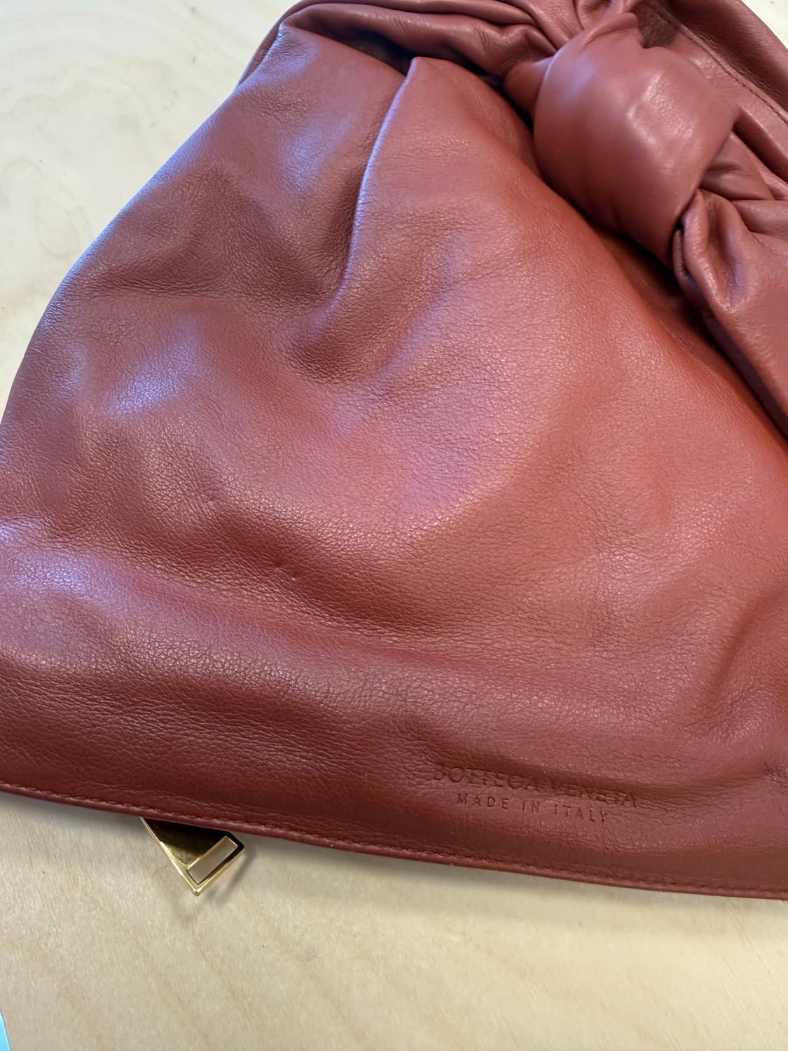 (정품) 보테가베네타 비텔로 나파 트위스트백 RUST 상품이미지4