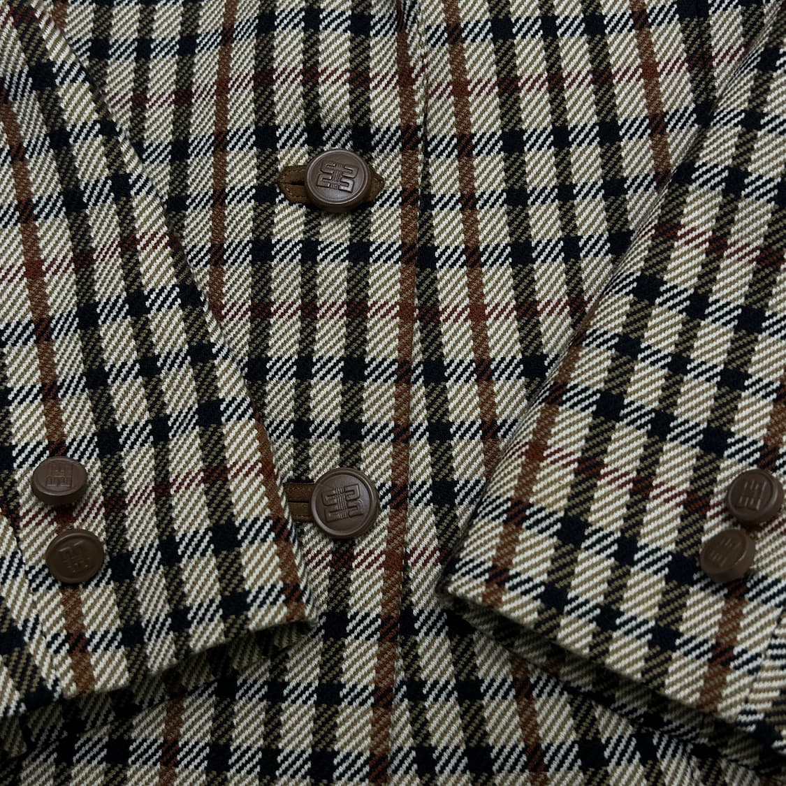 [여성L]닥스 체크 울 블레이저 상품이미지4